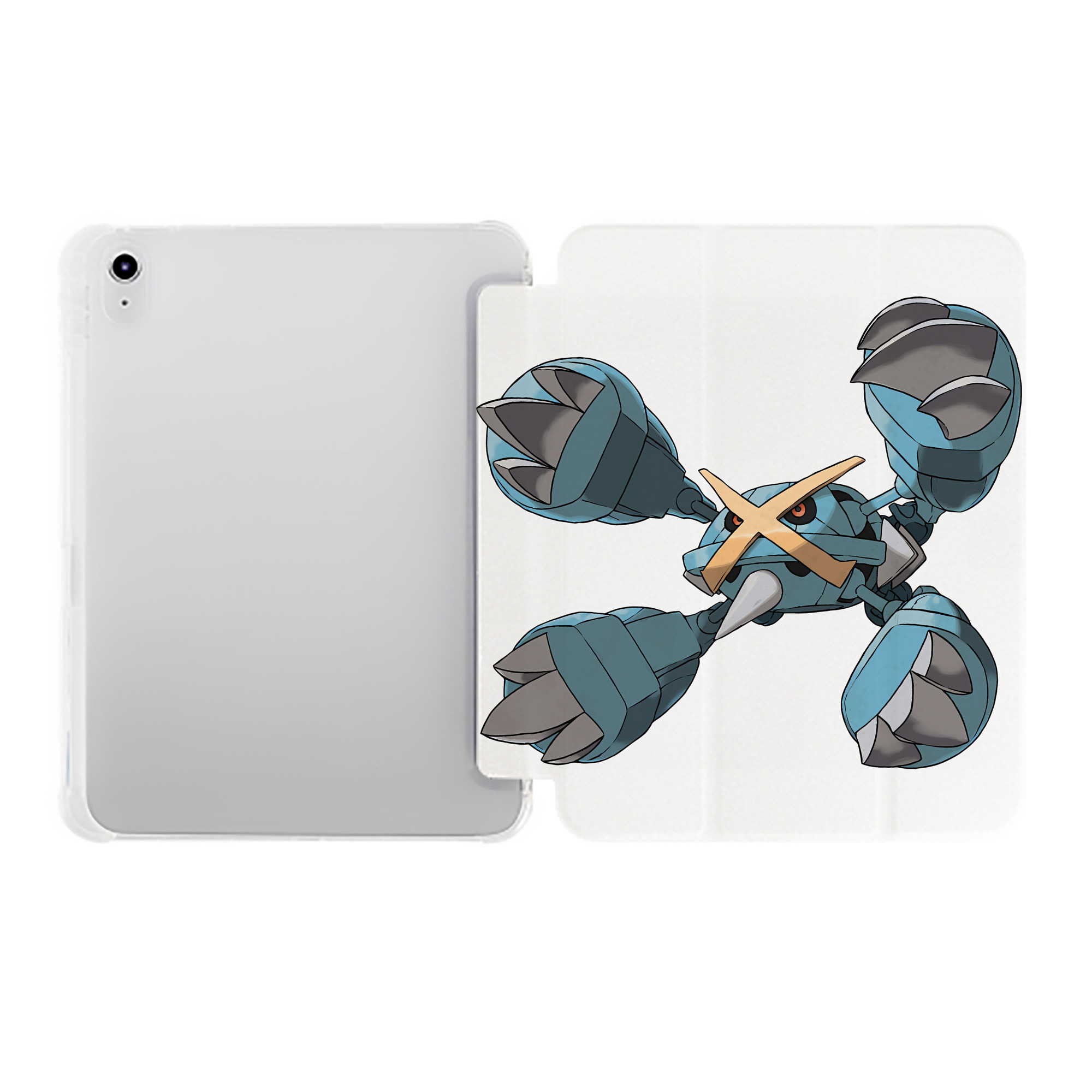 （画像用） ポケットモンスター Pokémon IPad ケース ペン収納付き 三つ折りスタンド PUレザー×シリコン 対応機種9.5/10.5/10.9インチ